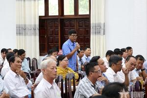 Chủ tịch Quốc hội Trần Thanh Mẫn tiếp xúc cử tri thành phố Cần Thơ trước Kỳ họp thứ mười, Quốc hội khóa XV