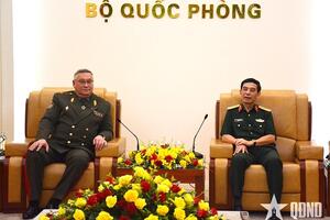 Đại tướng Phan Văn Giang tiếp Tổng Tham mưu trưởng các Lực lượng vũ trang Belarus