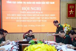 Chuẩn bị tốt cho hội nghị tổng kết 5 năm thực hiện Quy hoạch hệ thống thiết chế văn hóa trong Quân đội
