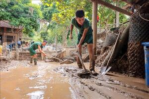 Điểm tựa của nhân dân trong bão, lũ