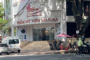 Công an có mặt tại cơ sở Thẩm mỹ viện Mailisa ở Đắk Lắk