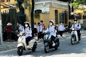 Ngăn chặn tình trạng học sinh vi phạm luật giao thông