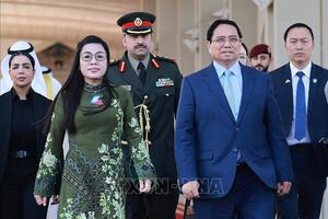 Thủ tướng Phạm Minh Chính và Phu nhân bắt đầu thăm chính thức Algeria