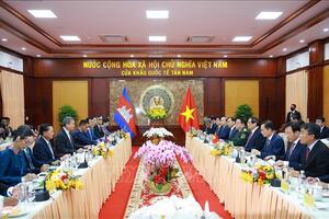 Thủ tướng Phạm Minh Chính và Thủ tướng Campuchia Hun Manet hội đàm