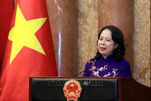 Phó chủ tịch nước Võ Thị Ánh Xuân trao Huân chương Lao động tặng học sinh đoạt giải Olympic và Khoa học kỹ thuật quốc tế năm 2025