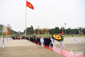 Tổng Bí thư Tô Lâm và lãnh đạo Đảng, Nhà nước vào Lăng viếng Chủ tịch Hồ Chí Minh