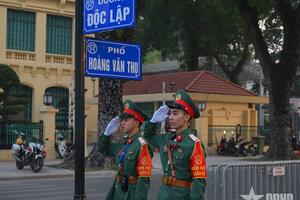 Hà Nội: Tổng duyệt phương án dẫn đoàn đại biểu dự Đại hội Đảng