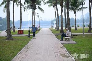 Không gian công viên xanh, sạch, đẹp