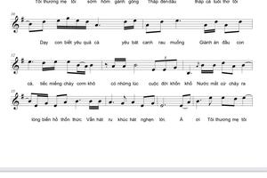 “Tôi thương mẹ tôi”… lời ca về tình mẹ bất tận lay động lòng người