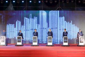 Tổng Bí thư Tô Lâm dự lễ khởi công dự án Khu đô thị đa mục tiêu tại Hà Nội