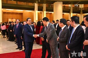 Chủ tịch Quốc hội Trần Thanh Mẫn gặp mặt các đại biểu đầu Xuân Bính Ngọ 2026
