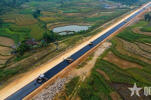 Thi công nước rút hoàn thành cao tốc Đồng Đăng - Trà Lĩnh