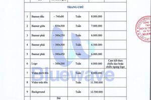 Báo Giá Quảng Cáo Chuyên Trang 2022