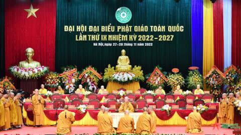 Đại hội đại biểu Phật giáo toàn quốc lần thứ IX thành công tốt đẹp