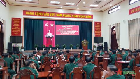 Đảng ủy Quân khu 9 triển khai toàn diện, thực hiện tốt nhiệm vụ kiểm tra, giám sát, kỷ luật của Đảng