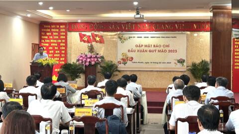 Tỉnh Bình Phước tổ chức gặp mặt báo chí đầu Xuân Quý Mão 2023