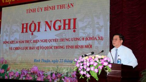 Tỉnh ủy Bình Thuận tiếp tục thực hiện hiệu quả Chiến lược bảo vệ Tổ quốc trong tình hình mới
