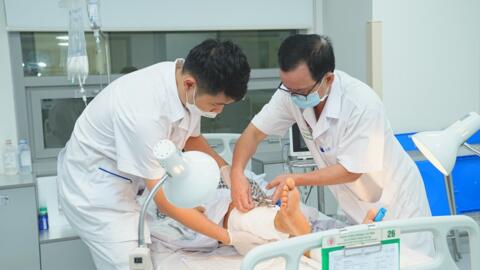 Bệnh viện Trung ương Quân đội 108: Nối lại 2 cẳng chân bị đứt rời cho một bệnh nhân
