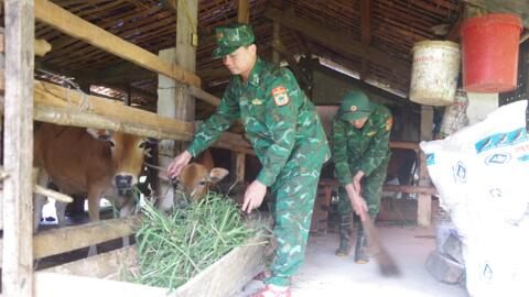 Tặng sinh kế để nhân dân biên giới xóa đói giảm nghèo