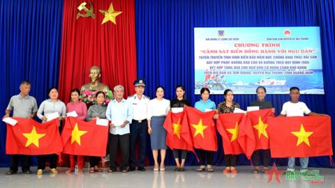 Hải đoàn 21, Bộ tư lệnh Vùng Cảnh sát biển 2: Tuyên truyền về tình hình an ninh biển, đảo