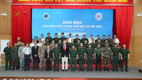Khai mạc khóa huấn luyện sĩ quan tham mưu Liên hợp quốc năm 2023