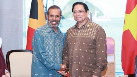 Thủ tướng Chính phủ Phạm Minh Chính gặp Thủ tướng Timor Leste Taur Matan