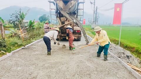 Nỗ lực xây dựng nông thôn mới kiểu mẫu ở Nam Thanh