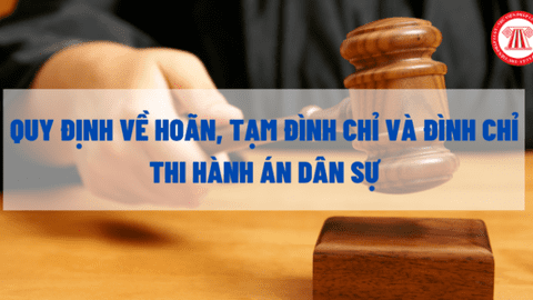Pháp luật quy định như thế nào về việc tạm đình chỉ thi hành án trong các vụ án dân sự?