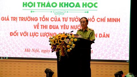 “Giá trị trường tồn của tư tưởng Hồ Chí Minh về thi đua yêu nước đối với lực lượng Công an nhân dân”