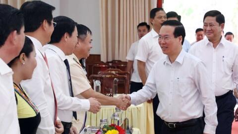 Chủ tịch nước Võ Văn Thưởng làm việc với Tỉnh ủy Ninh Thuận