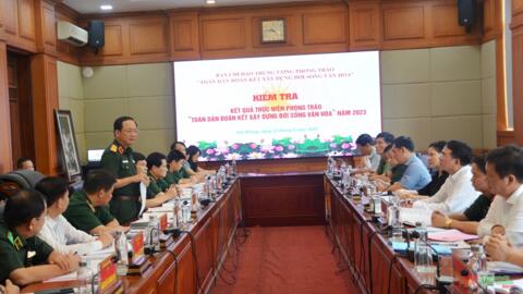 Ban chỉ đạo Trung ương Phong trào “Toàn dân đoàn kết xây dựng đời sống văn hóa” kiểm tra tại thành phố Hải Phòng
