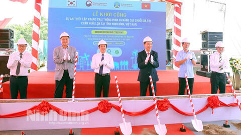 Khởi công dự án trang trại thông minh do Hàn Quốc viện trợ tại Ninh Bình