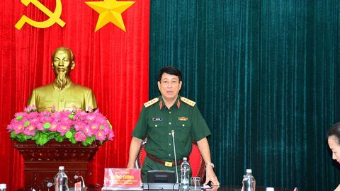 Đại tướng Lương Cường chủ trì hội nghị triển khai công tác Đoàn kiểm tra số 887 của Bộ Chính trị