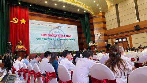 Hội thảo khoa học Góp ý Dự thảo Luật Thủ đô (sửa đổi)