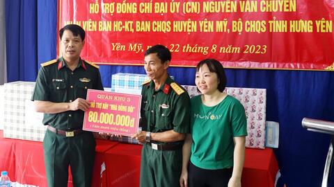 Khánh thành và bàn giao Nhà đồng đội tặng Đại úy QNCN Nguyễn Văn Chuyên