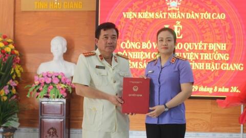 Công bố quyết định của Viện trưởng Viện Kiểm sát nhân dân tối cao về công tác cán bộ