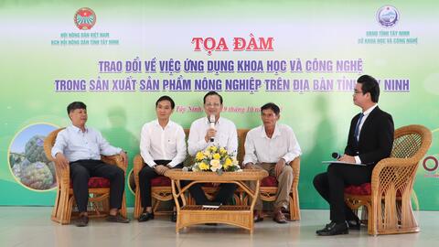 Tọa đàm ứng dụng khoa học và công nghệ trong sản xuất sản phẩm nông nghiệp 