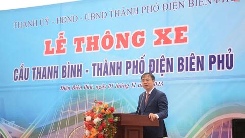 TP Điện Biên Phủ, tỉnh Điện Biên: Thông xe cầu Thanh Bình