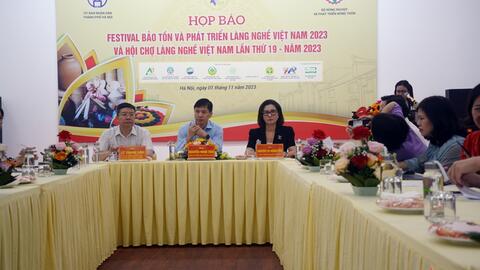 Festival bảo tồn và phát triển làng nghề lần đầu tiên được tổ chức
