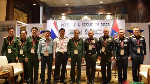 Thượng tướng Phùng Sĩ Tấn dự Triển lãm Quốc phòng và An ninh 2023 tại Thái Lan