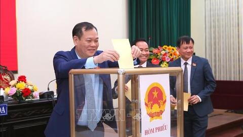 Chủ tịch HĐND và UBND tỉnh Nam Định đều có 100% số phiếu tín nhiệm cao