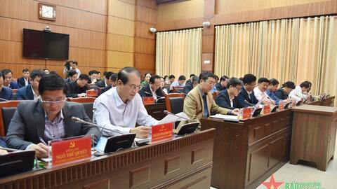 Điện Biên: Lấy phiếu tín nhiệm đối với các đồng chí Bí thư, Phó bí thư, Ủy viên Ban Thường vụ Tỉnh ủy