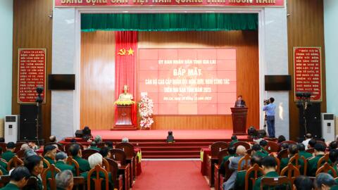 Gia Lai tổ chức gặp mặt cán bộ cao cấp quân đội nghỉ hưu, nghỉ công tác trên địa bàn