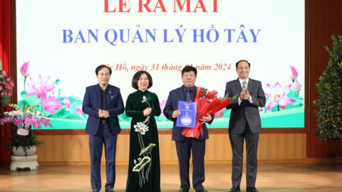 Ra mắt “Ban Quản lý Hồ Tây trực thuộc UBND quận Tây Hồ”