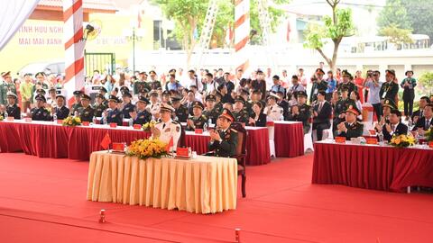 Bộ trưởng Bộ Quốc phòng Việt Nam và Trung Quốc dự Lễ khánh thành Nhà văn hóa hữu nghị Việt-Trung