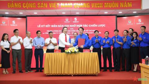 Trung ương Đoàn và SABECO ký thỏa thuận hợp tác ở 3 lĩnh vực
