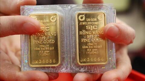 Phê duyệt giá bán vàng miếng SJC trực tiếp là 75,98 triệu đồng/lượng