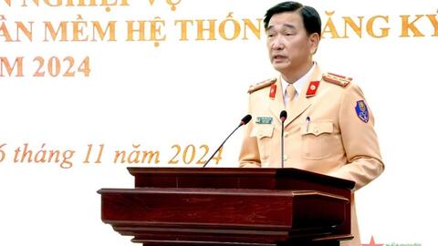 Công an TP Hà Nội tập huấn nghiệp vụ đăng ký xe