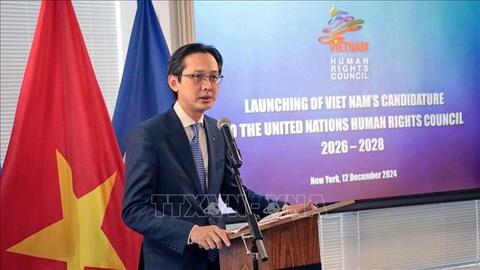 Việt Nam công bố tái ứng cử vào Hội đồng Nhân quyền Liên hợp quốc nhiệm kỳ 2026-2028