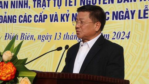 Công an tỉnh Điện Biên ra quân cao điểm trấn áp tội phạm